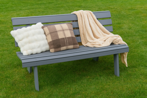 Bella Zitbank grey 150x70x87 cm ACTIE