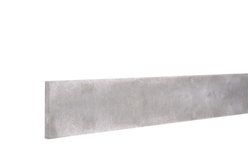 Betonplaat stampbeton 25x3,5x225 cm, grijs enkelz glad