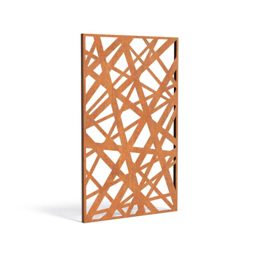 Paneel Abstract 110x5x180 cm CorTen 2mm Stroken