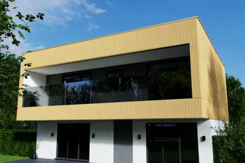 Composiet gevelbekleding WEO60 Gardenwall 33x170x2900 mm Cedar