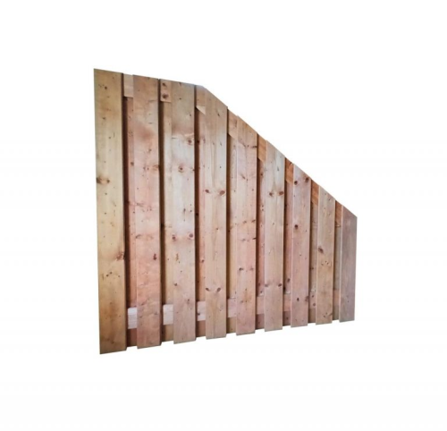 Redvision geschaafd afbouwscherm 19-planks 16 mm 180x180-90 cm