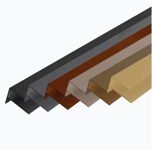 Alu F-profiel WEO35-WEO60 l 65x80 mm l Lengte 300 cm l Dark Grey RAL7022