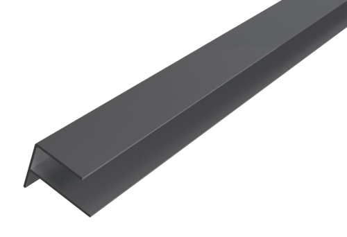 Alu WEO Essential Gardenwall F-profiel Dark Grey 35x45mm L-300 cm RAL7022
