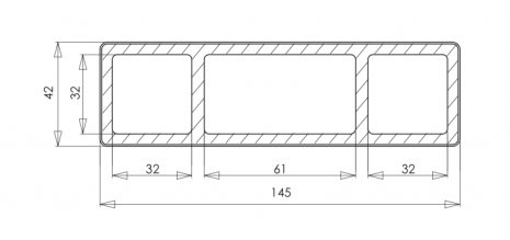 WEO Fiberdeck gevelbekleding l Brise soleil l 4.2x14.5x390 l Cedar