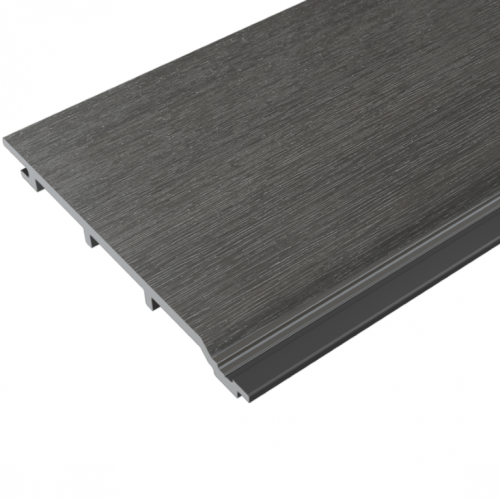 Fiberdeck gevelbekleding composiet WEO Essential 15x173x2900 mm Dark Grey