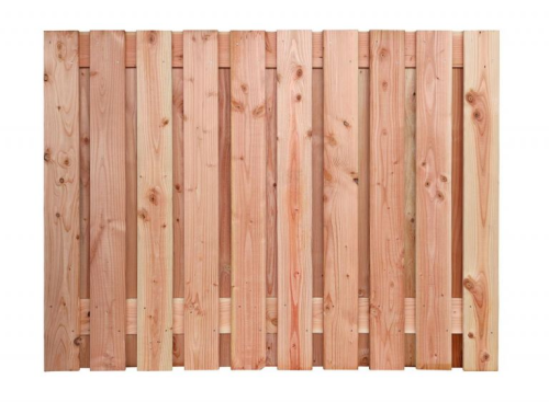 Douglas geschaafd plankenscherm 21-planks 16 mm 180x130 cm onbehandeld