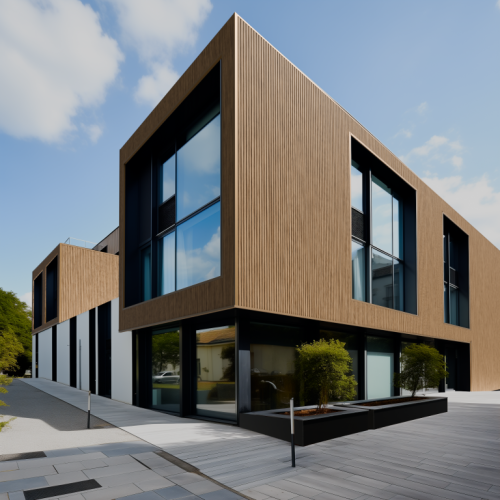 Fiberdeck WPC gevelbekleding WEO60 (Brandklasse D) 33x170x3900 mm Teak