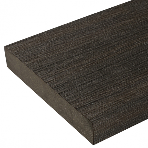 Fiberdeck WPC kantplank massief 2,3x13,8x300 Vintage Wengé
