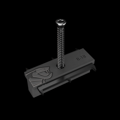 Cobra hybride Clip 8-18 S montageset tbv WPC schroef 4,2x27 mm 90st + bit per set