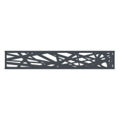 hera horizontal decor grey ral7016