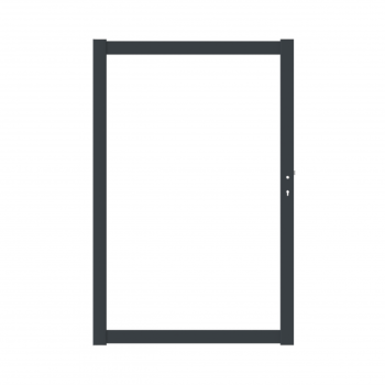 Boston alu poortframe 120x183cm RAL7016 incl insteekslot