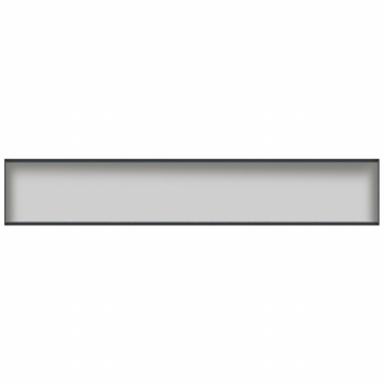 Boston 8mm Matglas gepolijst 300x1770 mm incl. alu trims boven/onder