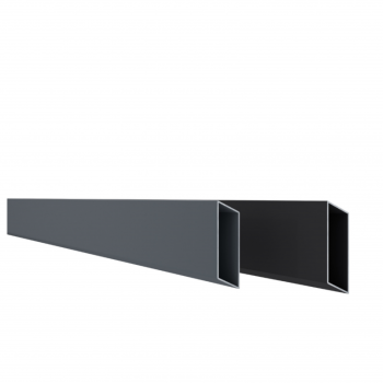 Boston alu rhombus profiel L-178cm 21x75mm RAL7016