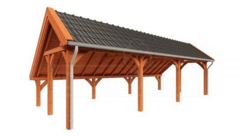 Trendhout Kapschuur de Hoeve XL 9900x4400x3750mm (bxdxh) rechts