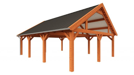 Trendhout Zadeldak Select Landelijk 9000x8100x4950mm (bxdxh)