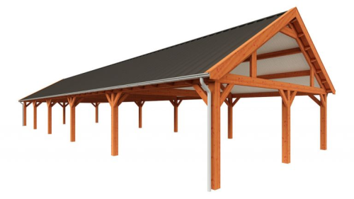 Trendhout Zadeldak Select Landelijk 24850x8100x4950mm (bxdxh)