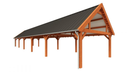 Trendhout Zadeldak Select Landelijk 21100x6800x4950mm (bxdxh)