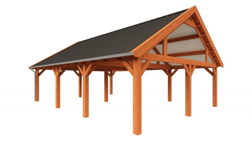 Trendhout Zadeldak Select Landelijk 9500x8100x4950mm (bxdxh)